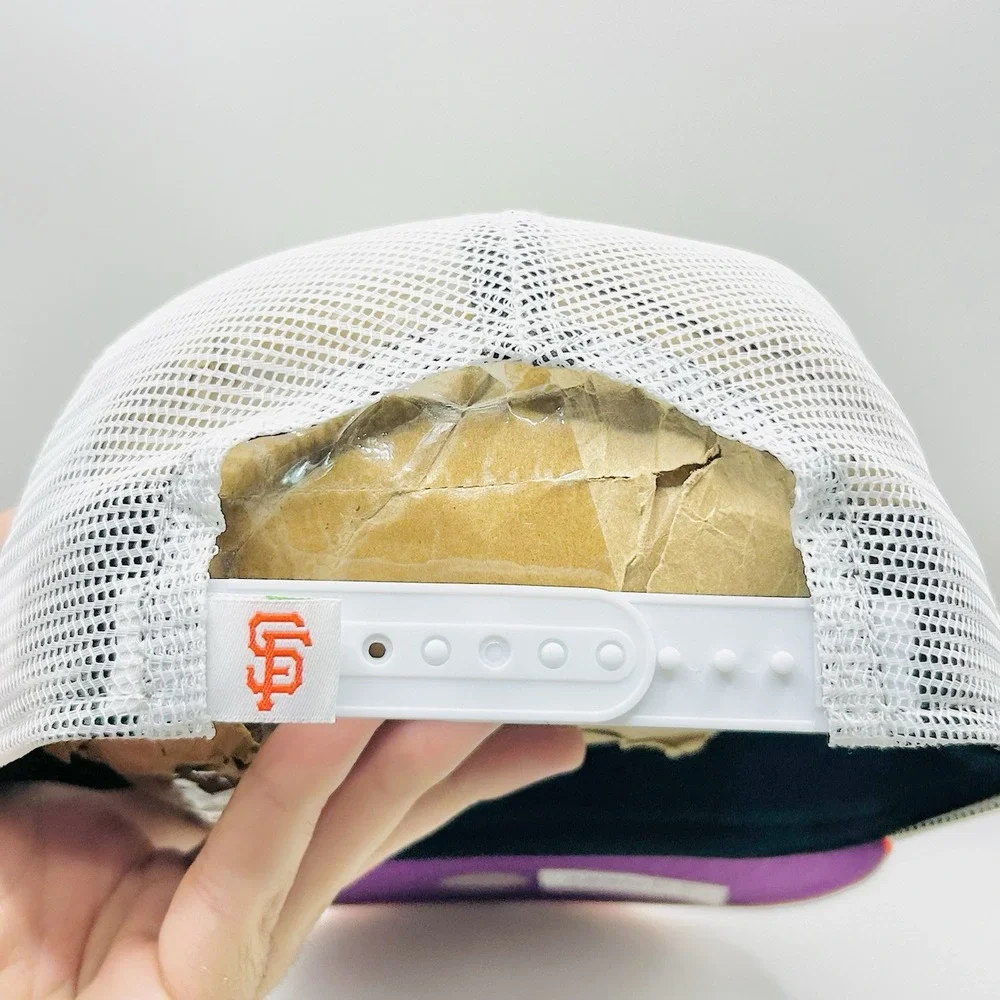 San Francisco Giants New Era Striped Sunset A-Frame Foam 9FIFTY Hat Cap Snapback